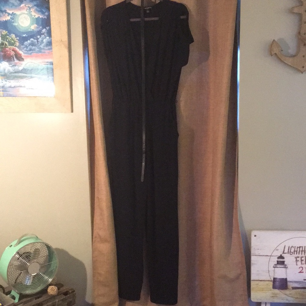 Sharagano navy romper